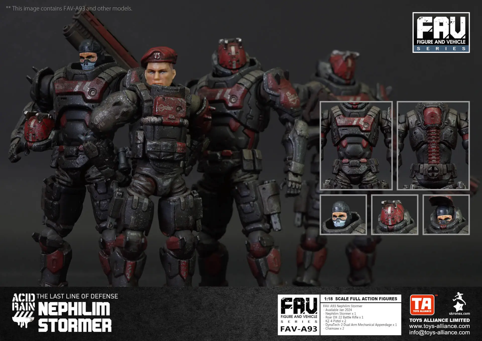 TOYS ALLIANCE x Acid Rain FAV-A93 Nephilim Stormer Action Figure