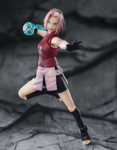 Bandai S.H.Figuarts Naruto Shippuden - Sakura Haruno Pvc Figure Set