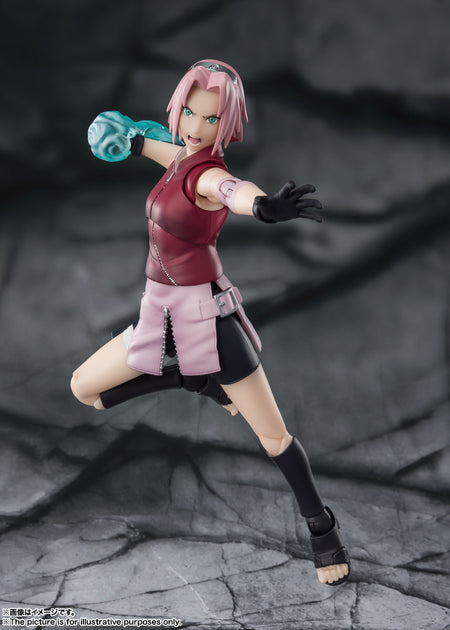 Bandai S.H.Figuarts Naruto Shippuden - Sakura Haruno Pvc Figure Set
