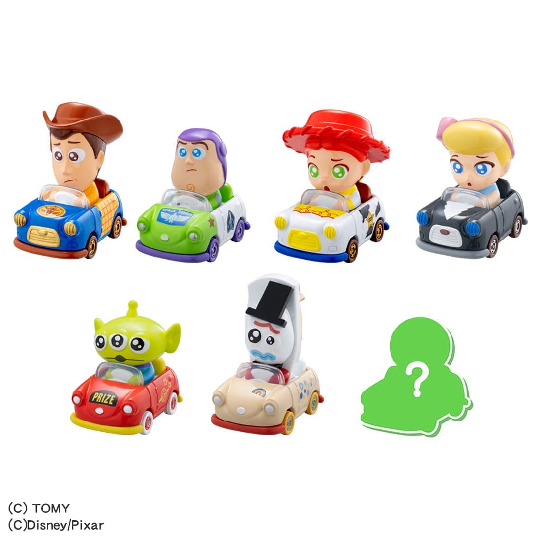 Takara Tomy Tomica Tunes Toy Story 5 Character (Set of 6) Diecast Car Gift Set