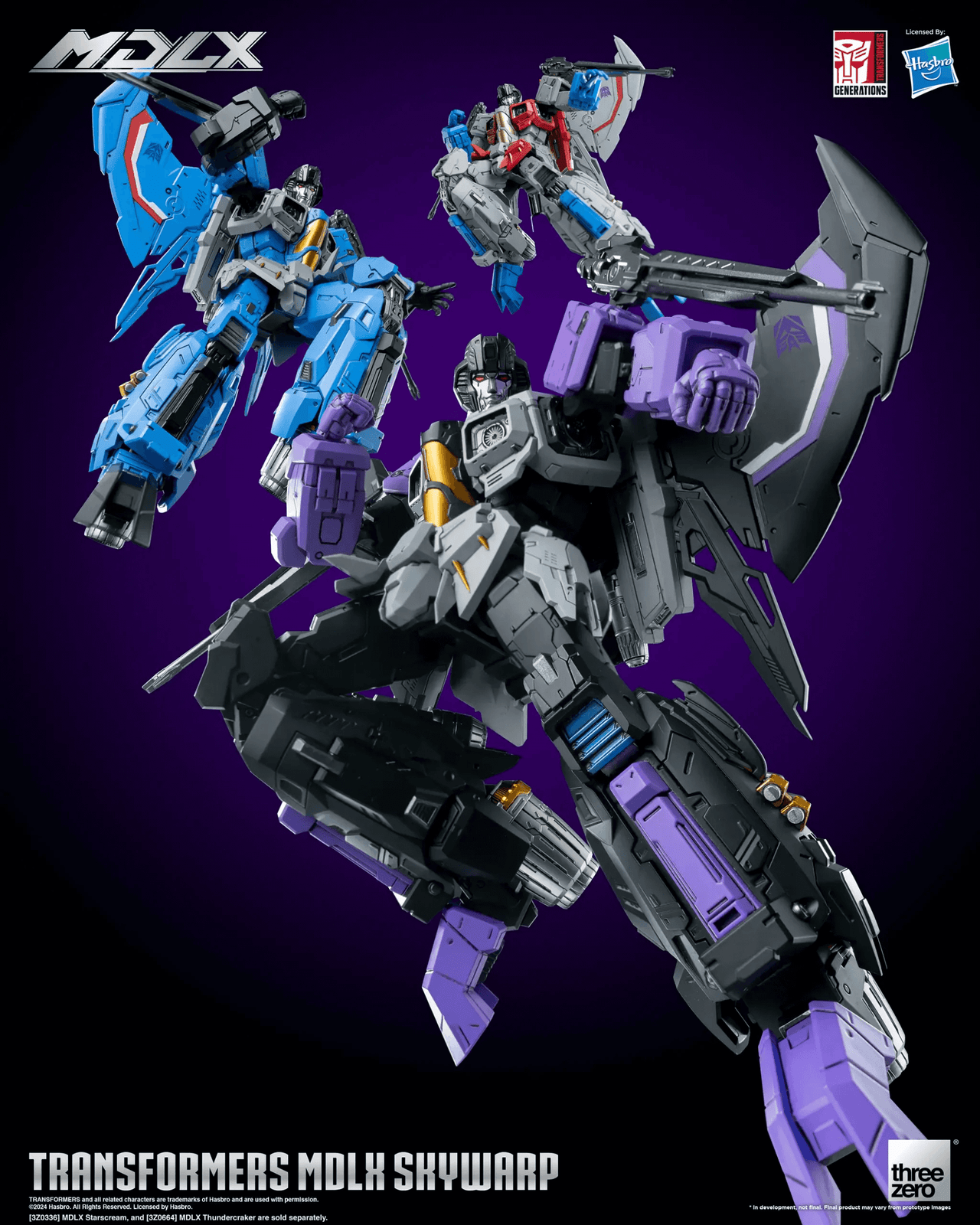 Threezero Transformers MDLX Action Figure Skywarp 20 CM