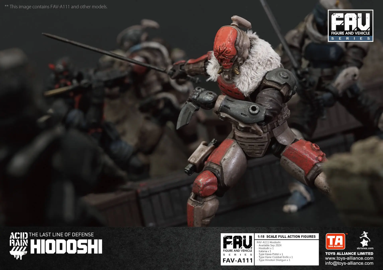 TOYS ALLIANCE x Acid Rain FAV-A111 Hiodoshi 1:18 Figure