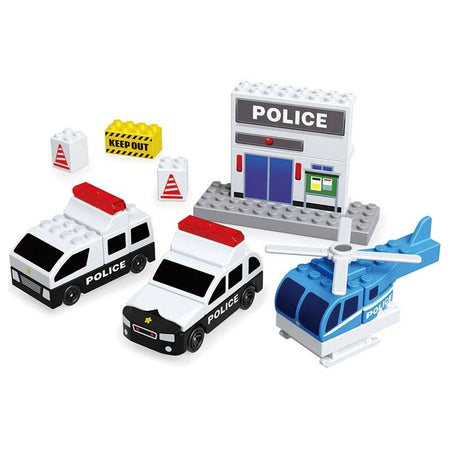 Takara Tomy Tomica Plarail Blocks Fire Patrol Set