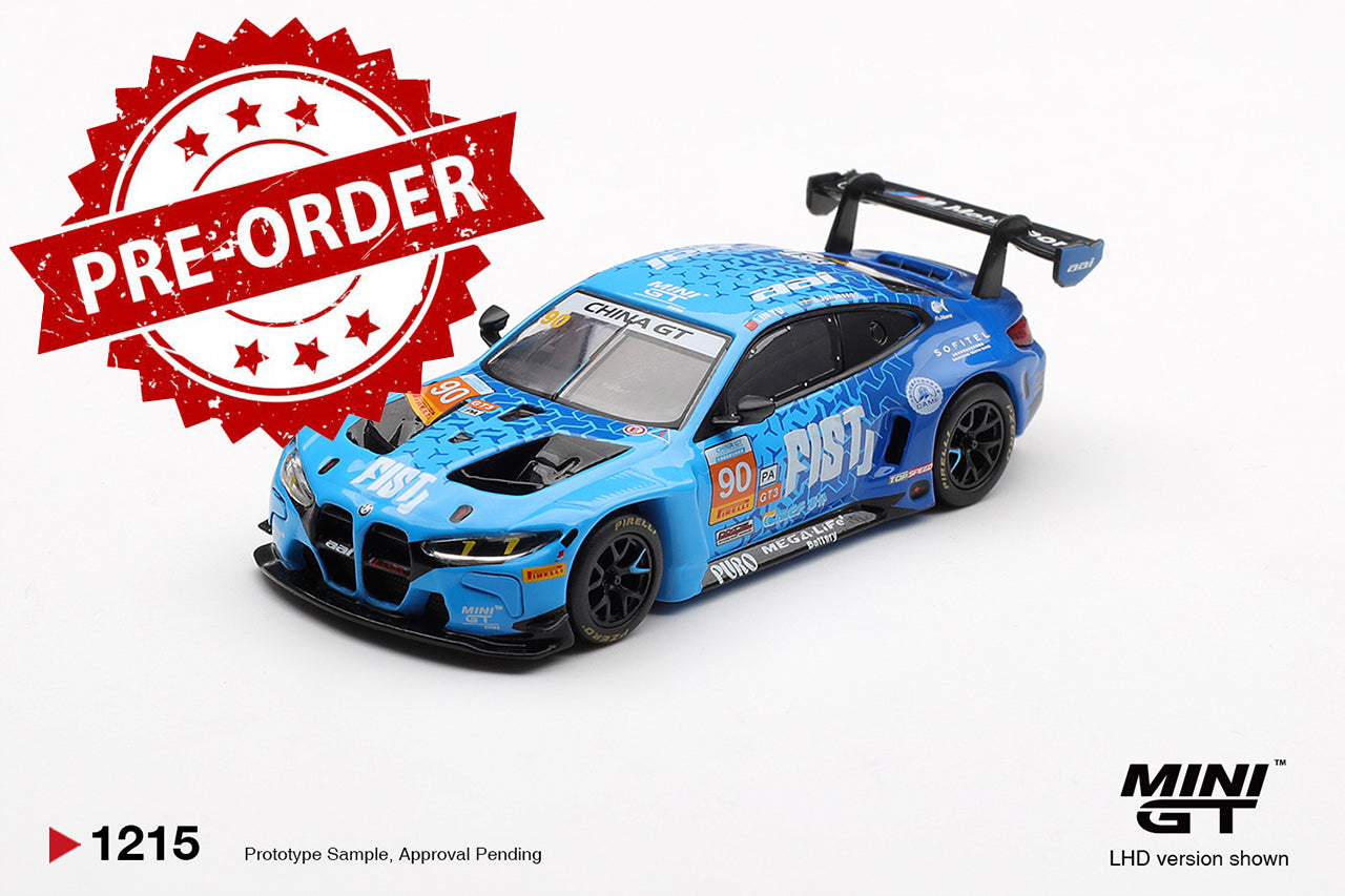 (Pre-order) MINI GT #1215 BMW M4 GT3 EVO #90 FIST Team AAI  2025 China GT LHD