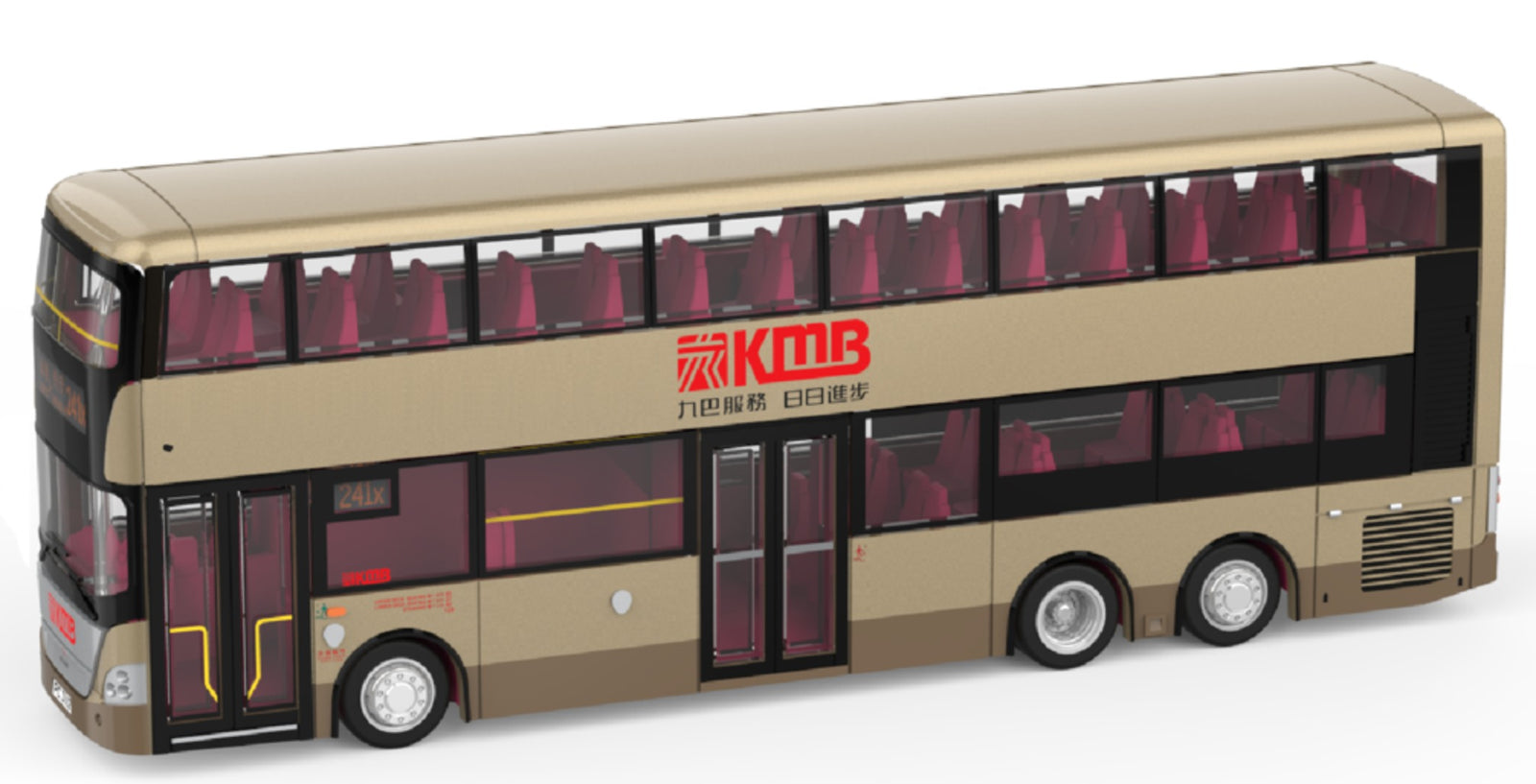 Tiny City Die-cast Model Car - 1:110 KMB Scania K310UD (241X) Model Bus