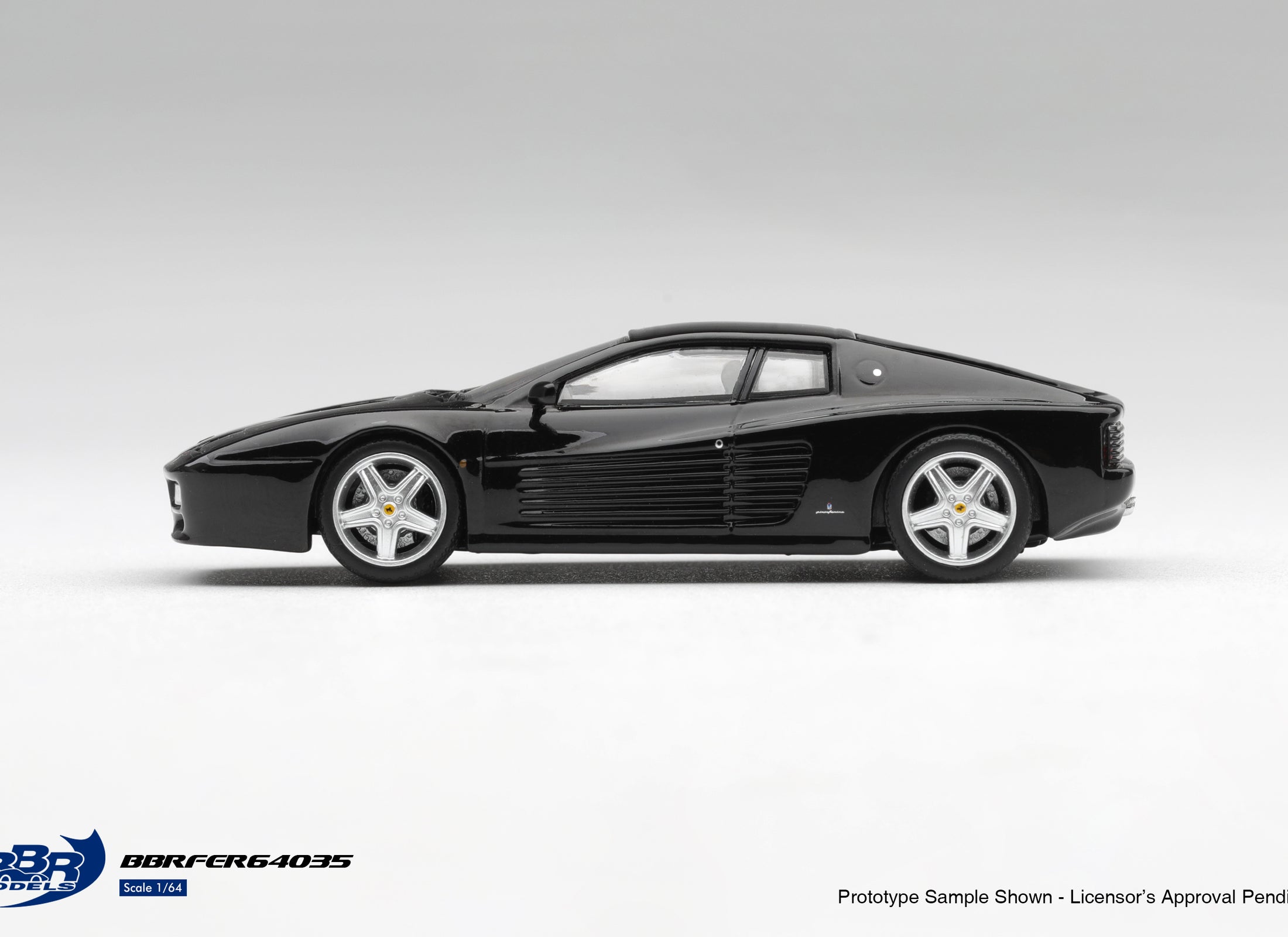 (Pre-order) BBR 1/64 Ferrari 512 TR Nero (Black) Diecast Model Car