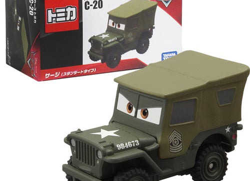 Load image into Gallery viewer, Takara Tomy Disney Tomica - PIXAR CARS C-20 Sarge Diecast car
