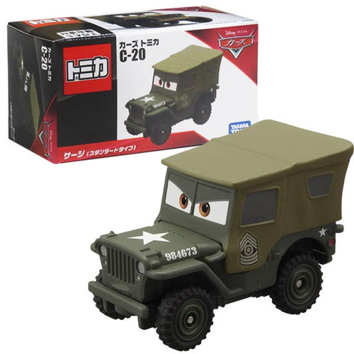 Load image into Gallery viewer, Takara Tomy Disney Tomica - PIXAR CARS C-20 Sarge Diecast car
