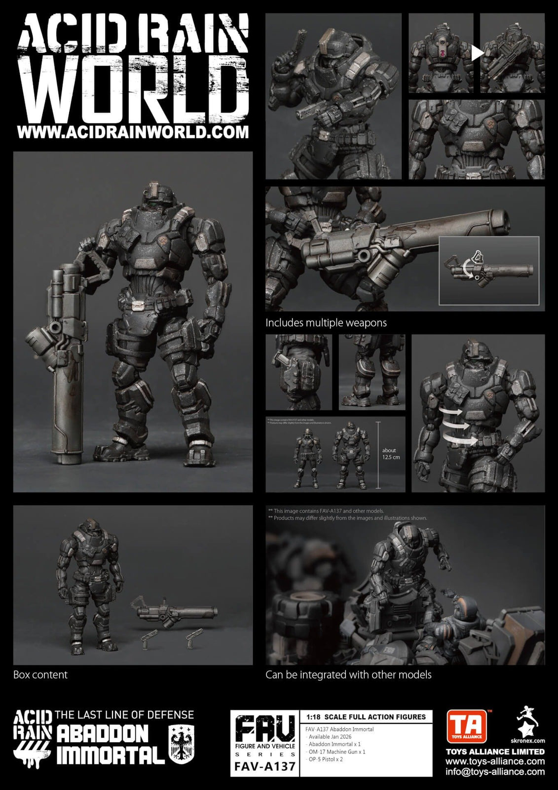 Acid Rain x Toy Alliance FAV-A137 Abaddon Immortal Figure Set