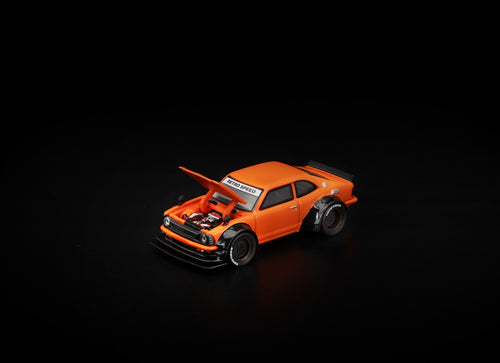 Load image into Gallery viewer, (Pre-order) POPRACE 1/64 TOYOTA COROLLA KE25 ORANGE Diecast Model Car
