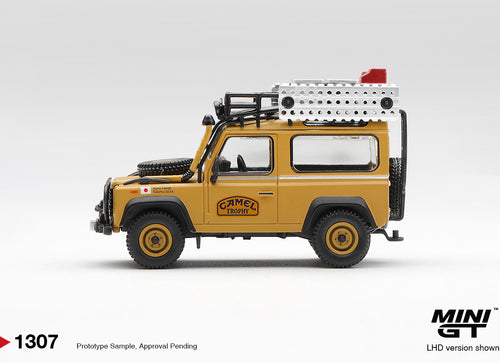 Load image into Gallery viewer, (Pre-order) Mini GT #1307 Land Rover Defender 90 1985 Camel Trophy Borneo Japan
