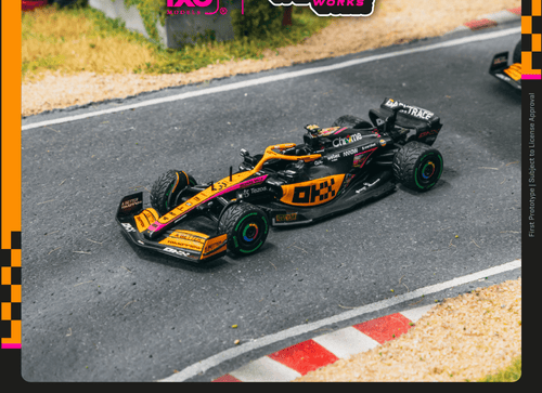 Load image into Gallery viewer, Tarmac Works 1/64 McLaren MCL36 Japanese Grand Prix 2022 Daniel
