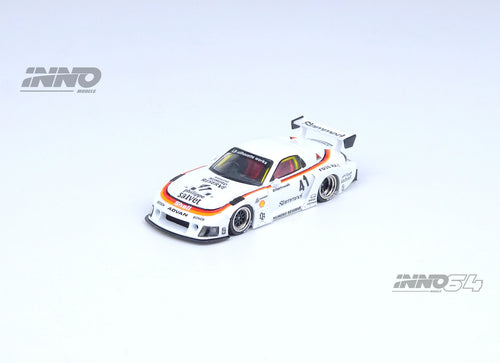 Load image into Gallery viewer, INNO64 1/64 Die-cast MAZDA RX7 (FD3S) LB-SUPER SILHOUETTE Model Car
