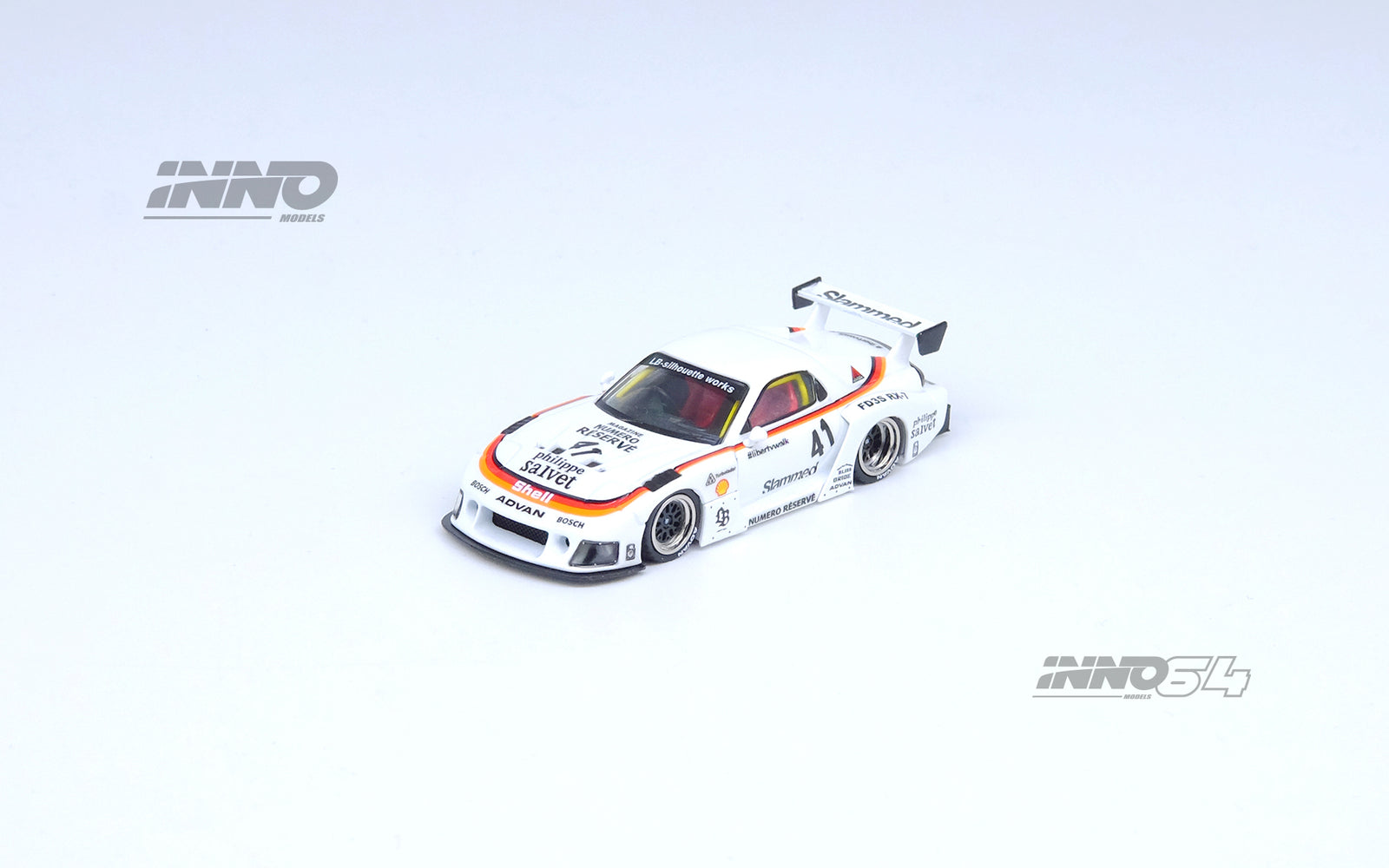 INNO64 1/64 Die-cast MAZDA RX7 (FD3S) LB-SUPER SILHOUETTE Model Car