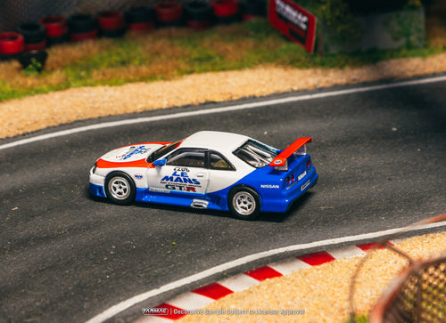 Load image into Gallery viewer, Tarmac Works 1/64 Nissan NISMO GT-R LM Test Car Diecast Model
