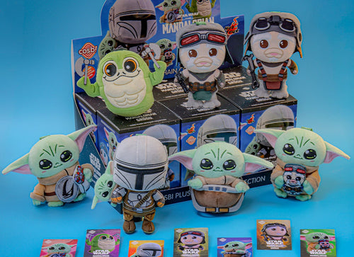 Load image into Gallery viewer, Hot Toys Star Wars The Mandalorian and Grogu Cosbi Plush Keychain (Full set 6)
