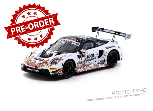 Load image into Gallery viewer, (Pre-order)Tarmac Works 1/64 Porsche 911 GT3 R Suzuka 1000km 2025 Phantom Global
