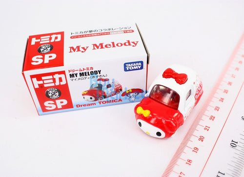 Load image into Gallery viewer, Takara Tomy Dream Tomica SP My Melody Little Red Riding Hood Diecast Toy Car
