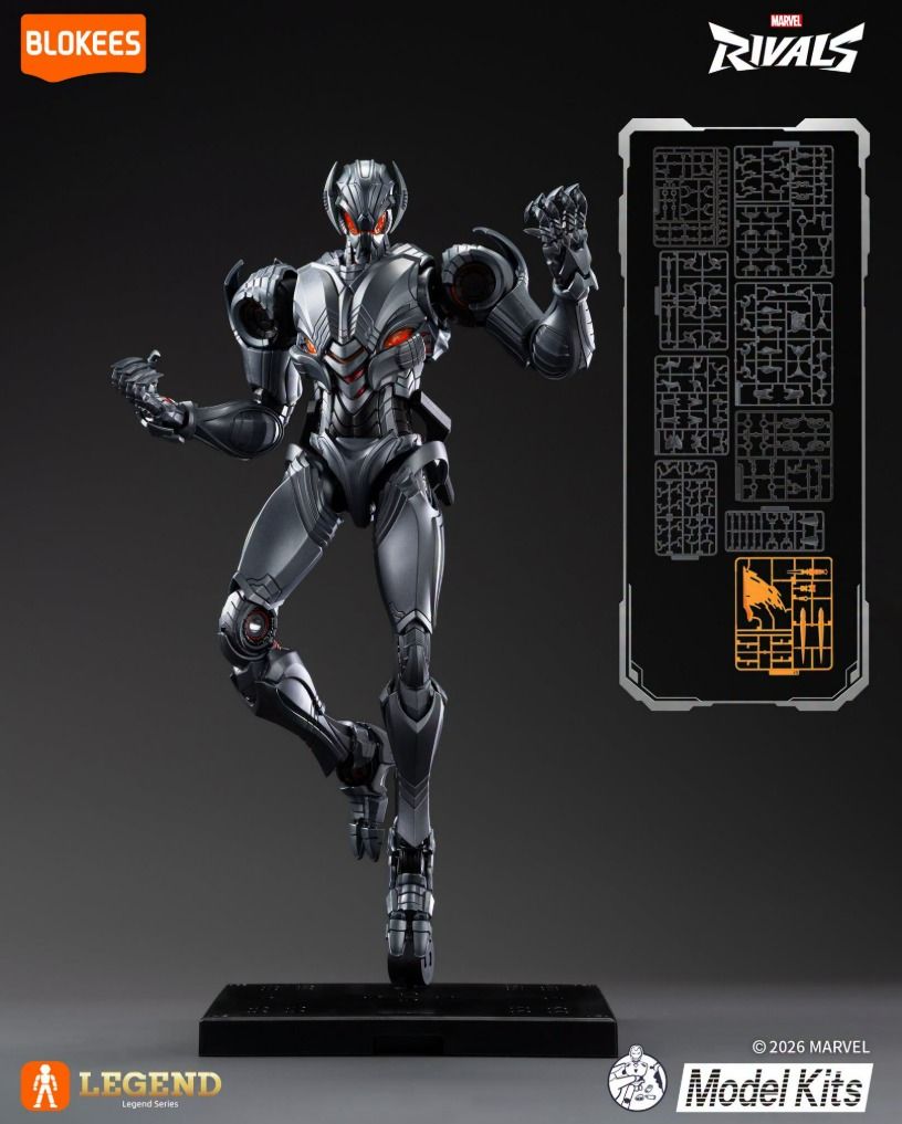Blokees Marvel Rivals Legend Edition 01 Ultron Action Figure Model Kit