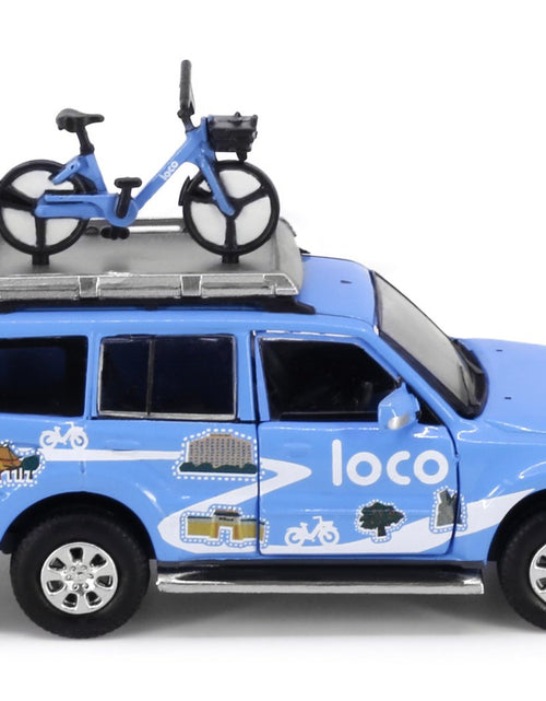Load image into Gallery viewer, Tiny City 128 Die-cast Model Car - MITSUBISHI Pajero Loco Bike
