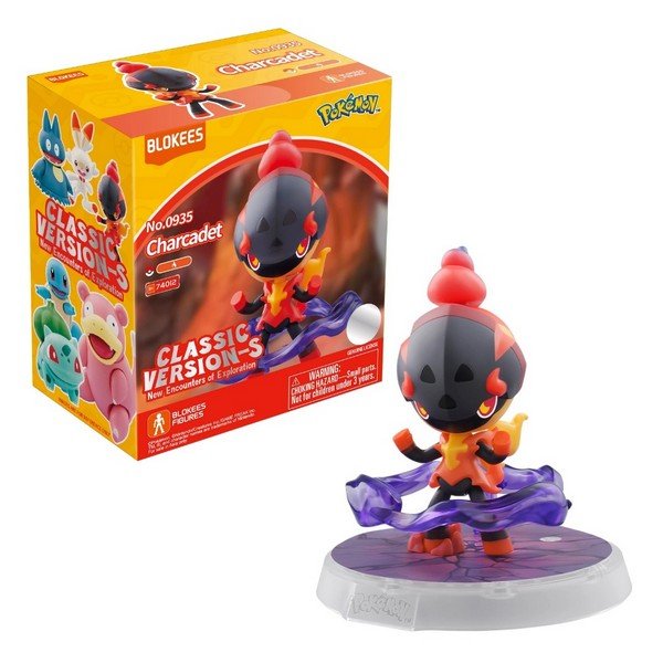 Blokees Pokemon Classic Version-S Charcadet Buildable Action Figure Model Kit