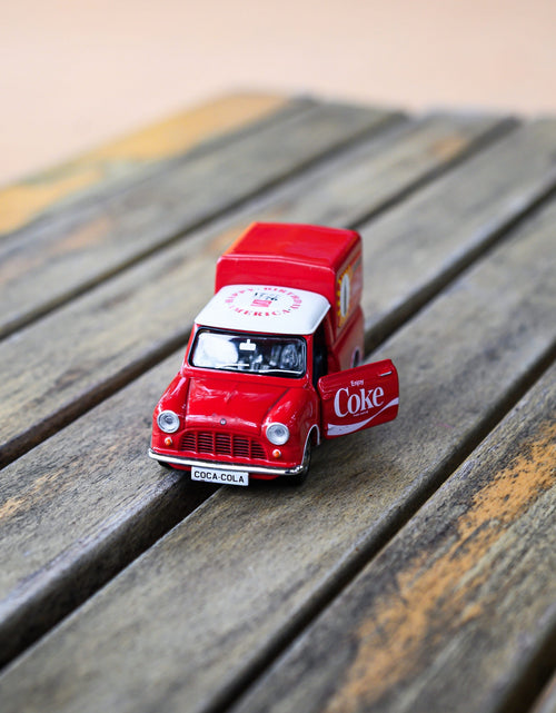 Load image into Gallery viewer, Tiny City Die-cast Model Car - 1/50 Morris Mini Pickup Coca-Cola
