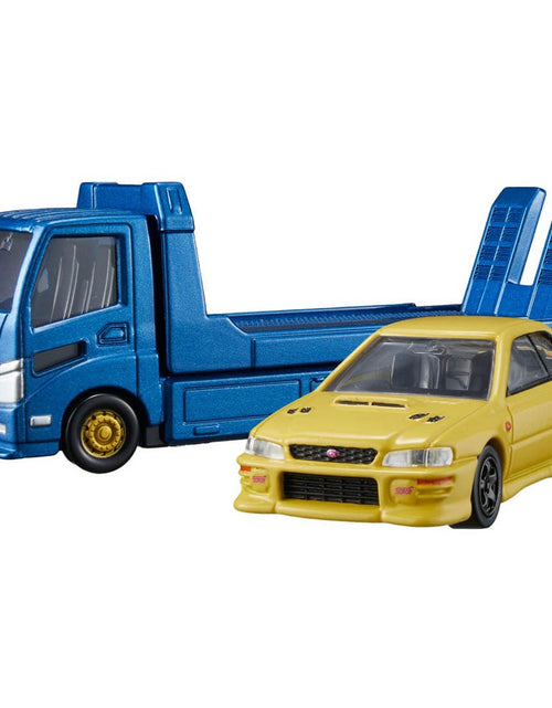 Load image into Gallery viewer, Takara Tomy Tomica Die-cast Car Transporter Subaru Impreza WRX Type R STi Ver.
