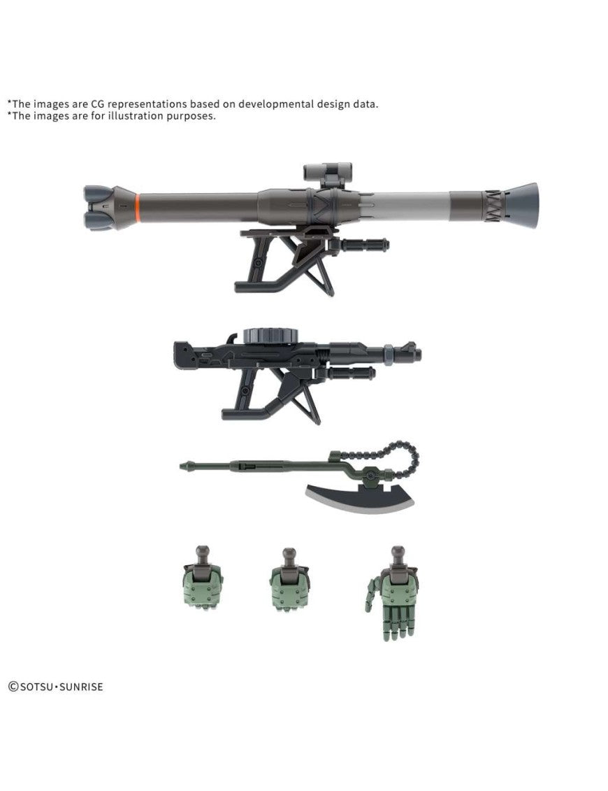 Bandai High Grade HG 1/144 Mobile Suit Gundam MS-06 Zaku Model Kits