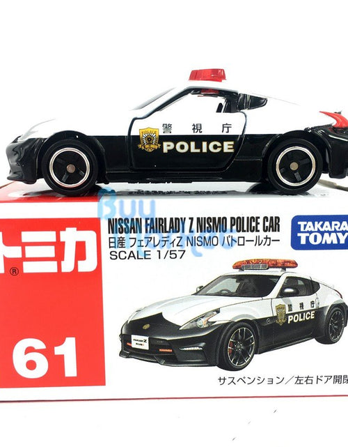 Load image into Gallery viewer, Takara Tomy Tomica #61 Nissan Fairlady Z Nismo Police Car Diecast 1/57 Toy Car
