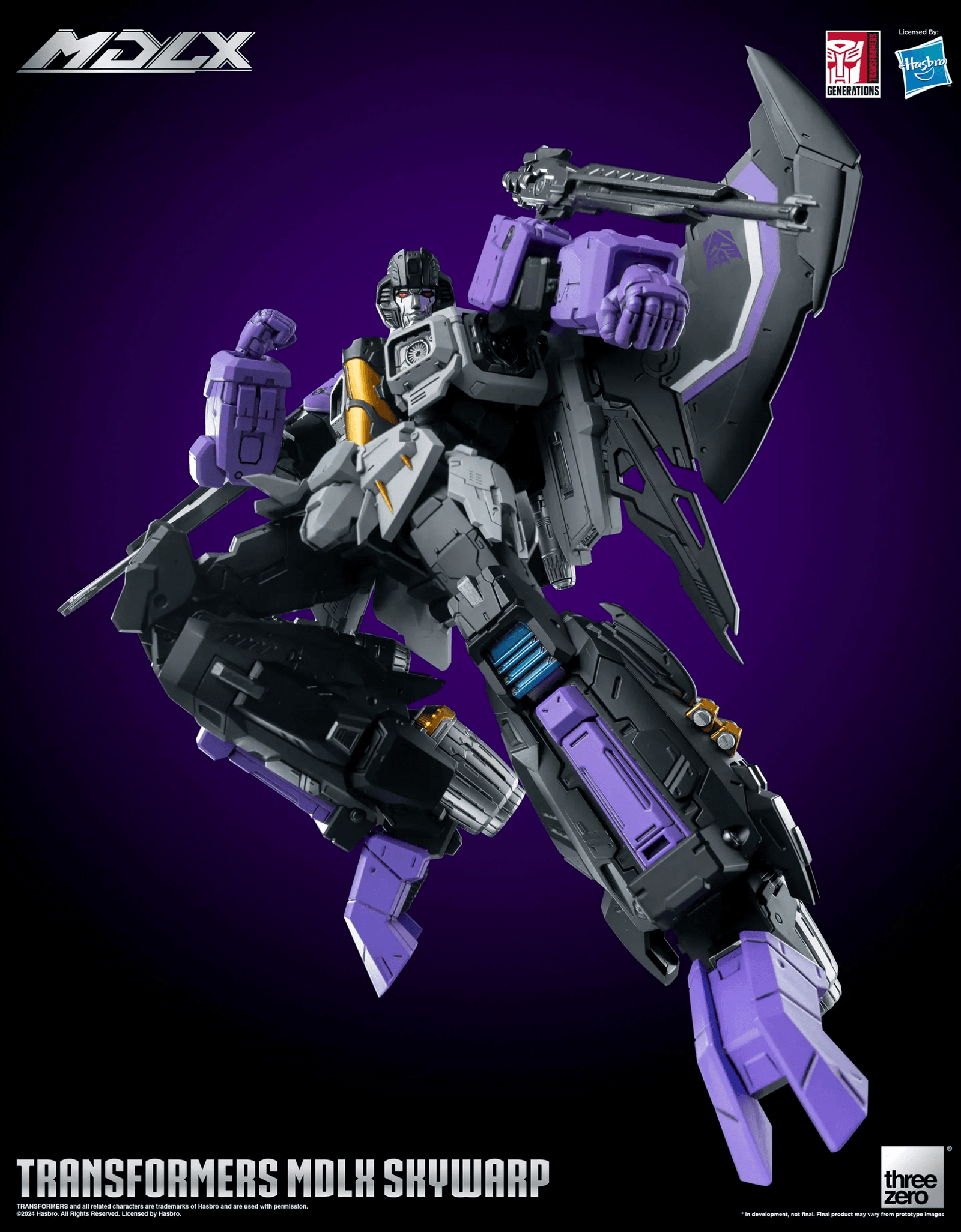 Threezero Transformers MDLX Action Figure Skywarp 20 CM