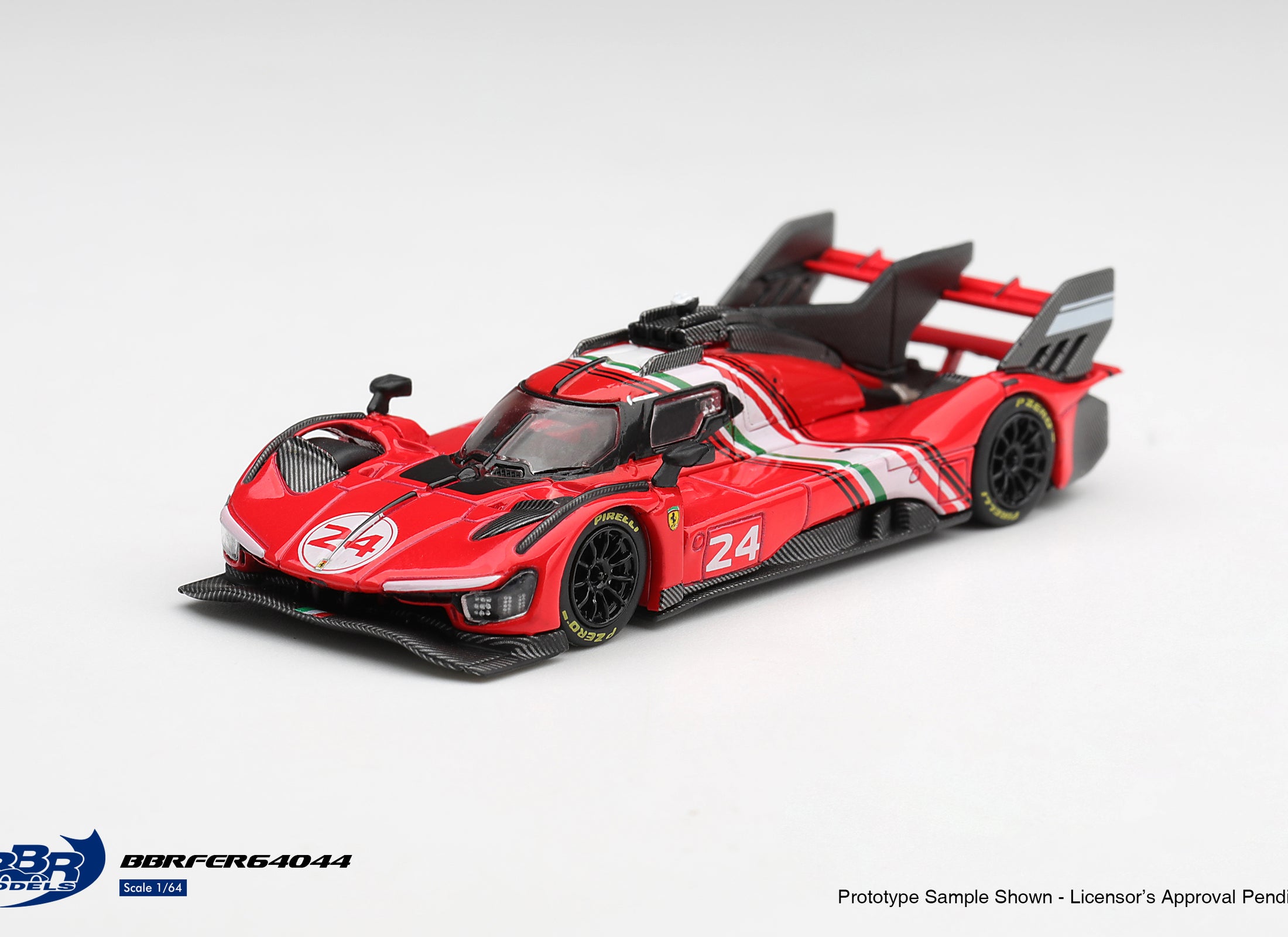 (Pre-order) BBR 1/64 Ferrari 499P Modificata Rosso Corsa (Red) Diecast Model Car