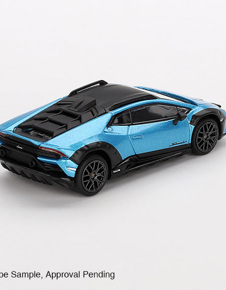 Mini GT #807 1/64 Lamborghini Huracán Sterrato Blu Aegir LHD Model