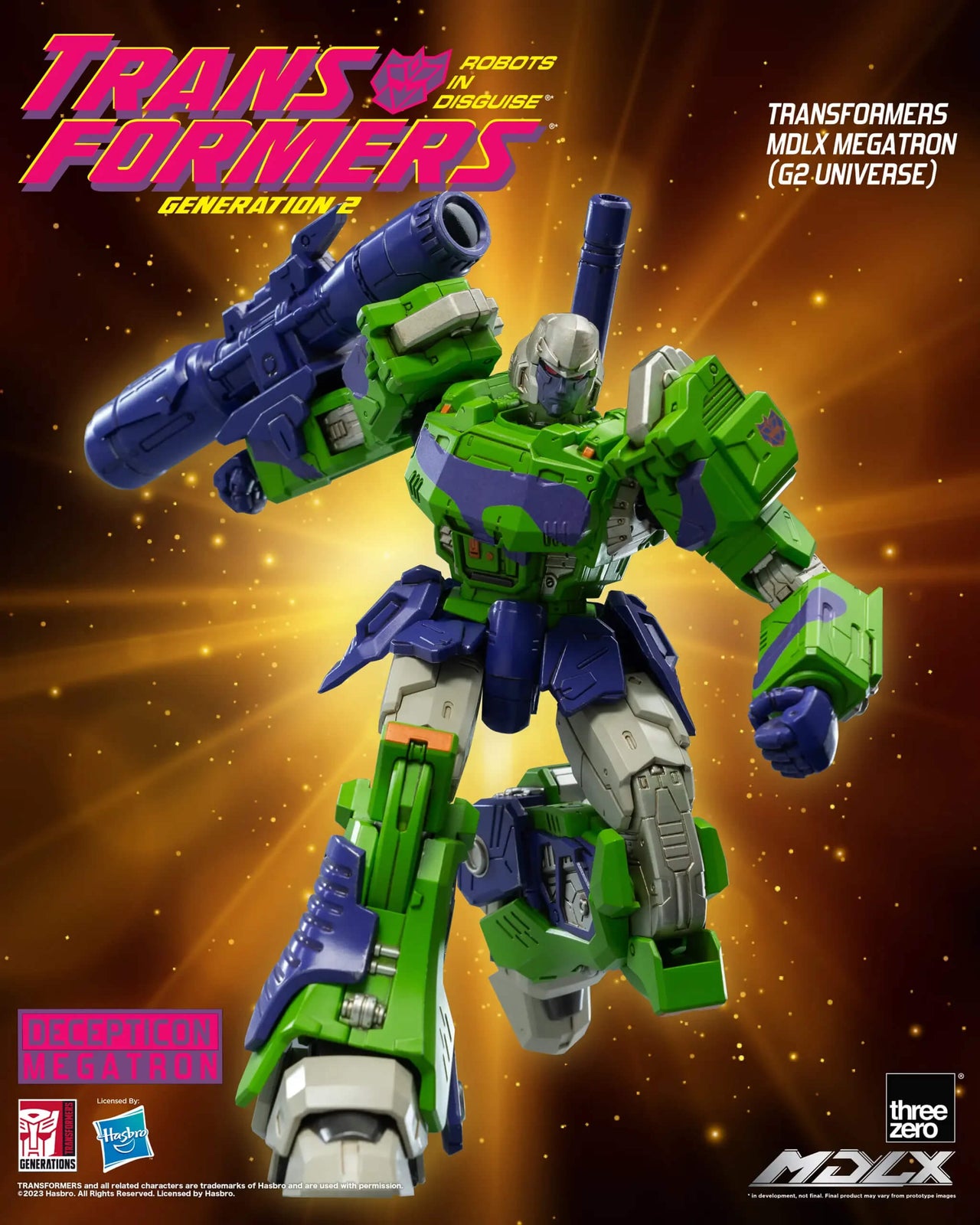 Threezero MDLX Action Figure - Transformers Megatron (G2 Universe)