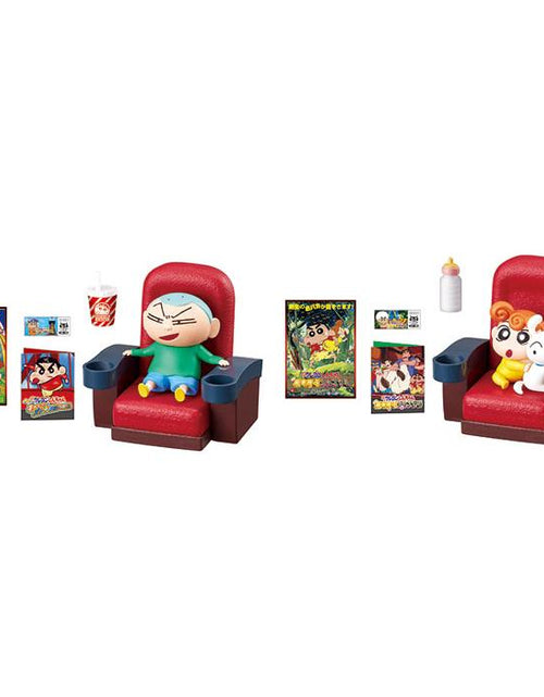 Load image into Gallery viewer, Re-Ment Crayon Shinchan Theater Figure Full Box Set of 6 Figure
