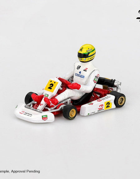 (Pre-order) MINI GT #1156 Senna Kart #2 Ayrton da Silva 1993 Masters of Paris