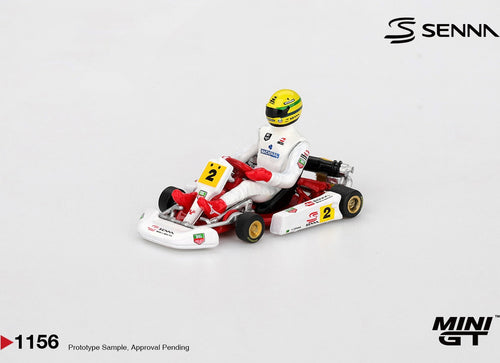 Load image into Gallery viewer, (Pre-order) MINI GT #1156 Senna Kart #2 Ayrton da Silva 1993 Masters of Paris
