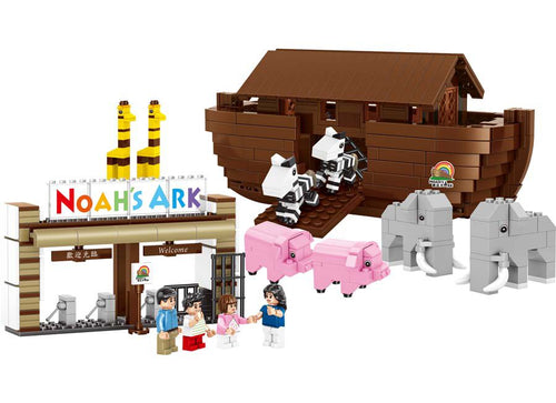 Load image into Gallery viewer, Royal Toys Building Blocks City Story Bricks RT18: Noah's Ark (868 Pcs/Pzs)
