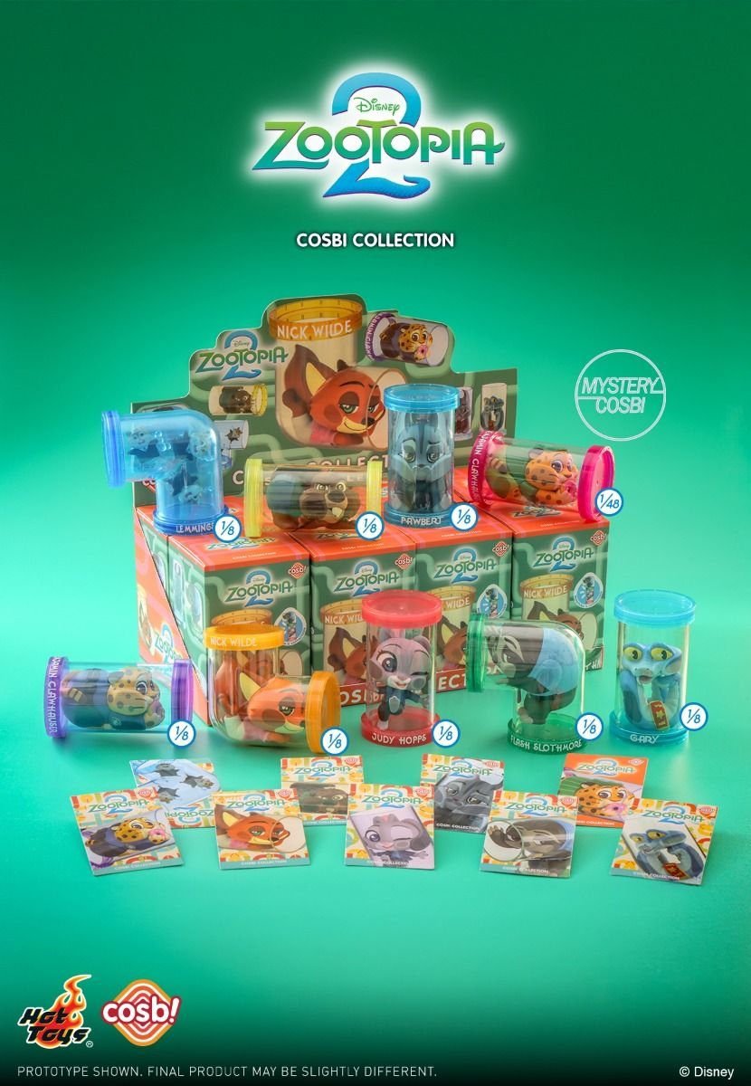 Hot Toys Disney Zootopia 2 Cosbi Collection Full Set of 8 Figures