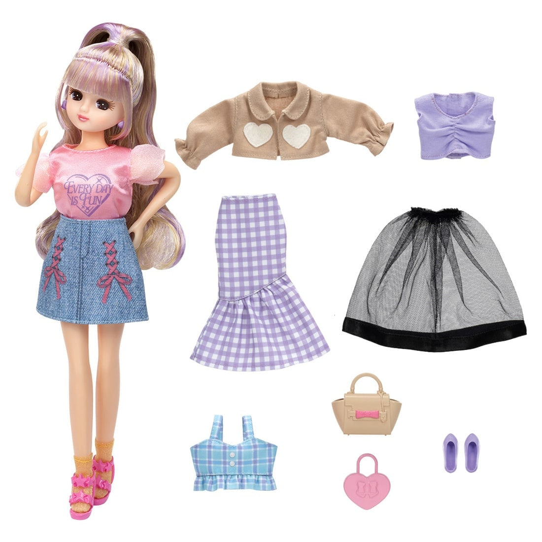 Takara Tomy Licca Licca-Chan LD-03 Licca 1week Coordination Gift Set