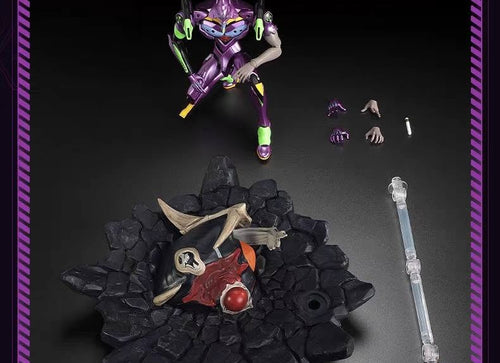 Load image into Gallery viewer, Blokees Legend Edition EX Evangelion Test Type-01 Awakening TV Version Model Kit
