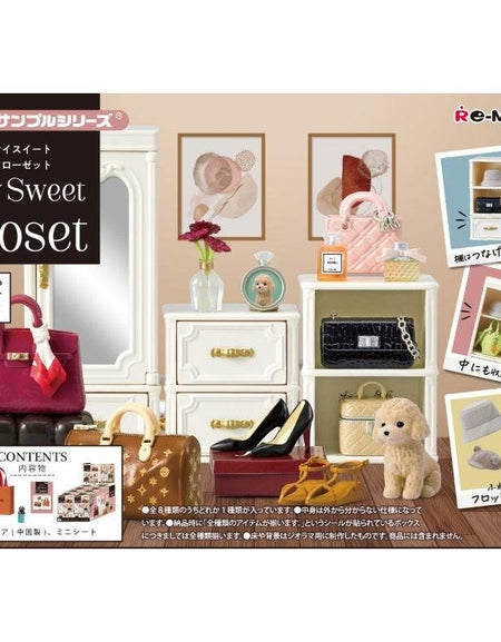 Re-Ment Petit Sample My Sweet Closet 8pcs Full Box Set