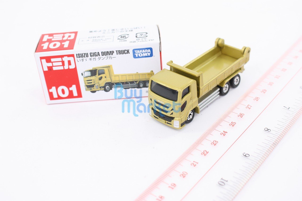 Takara Tomy Tomica #101 Isuzu Giga Dump Truck 8CM Diecast Toy Car Japan