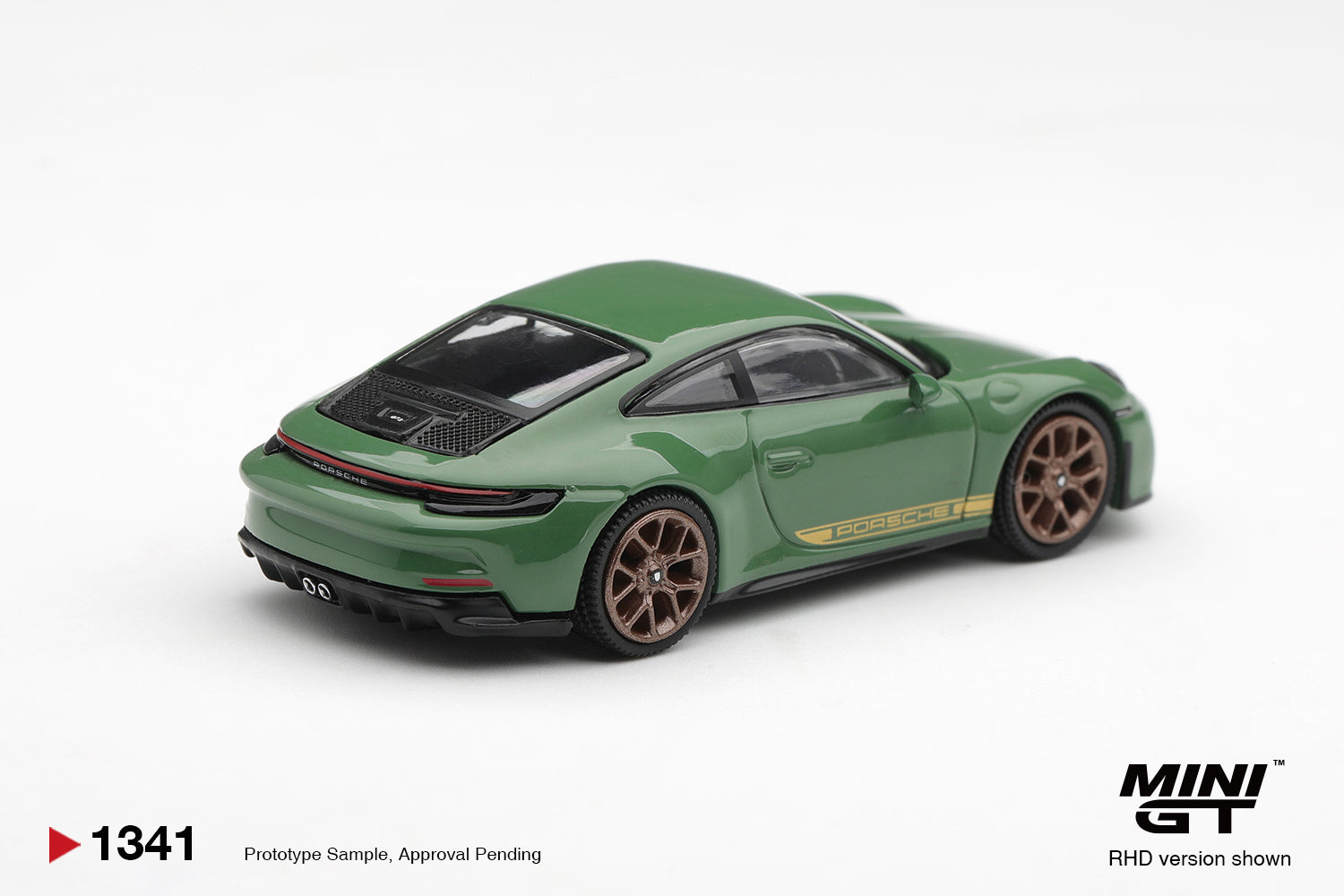 (Pre-order) Mini GT #1341 Porsche 911 (992) GT3 Touring Auratium Green RHD