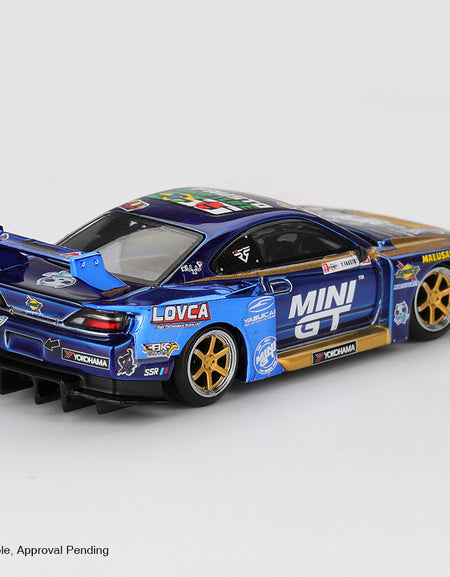 MINI GT 1/64 #1157 Nissan LB-Super Silhouette S15 SILVIA #555 Team