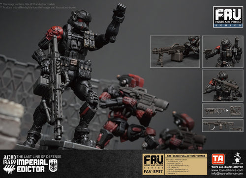 Load image into Gallery viewer, Toy Alliance Acid Rain FAV-SP37 Imperial Edictor Action Figure Set
