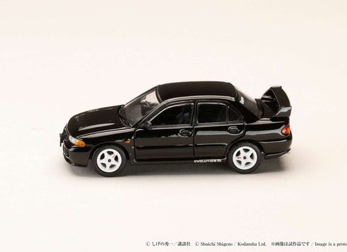 Load image into Gallery viewer, Hobby Japan 1/64 Mitsubishi Lancer RS Evolution III Initial D Kyoichi Sudo vs RT
