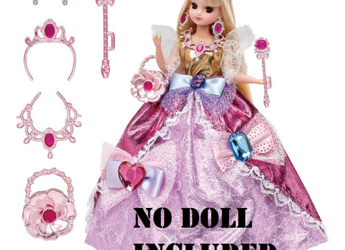 Load image into Gallery viewer, Takara Tomy Licca Fantasy Princess Magical Jewellery Dress (NOT INCLUDE DOLL)
