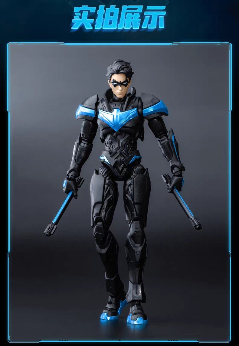 Blokees DC Champion class 03 Nightwing 1:12 Model Kit Figure 15cm