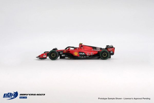 BBR 1/64  Ferrari SF23 #55 C. Sainz 2023 Monaco GP Model Car