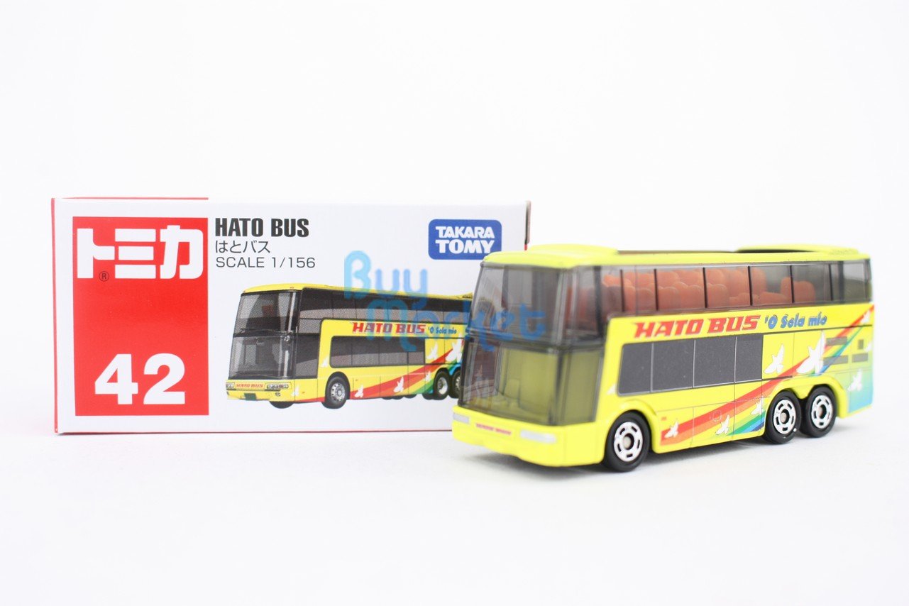 Takara Tomy Tomica #42 MIT. Fuso Aero King Hato Bus 1st 1/156 Diecast Toy Car
